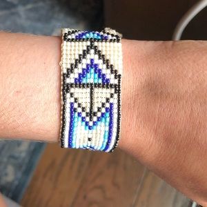 Aztec beaded bracelet